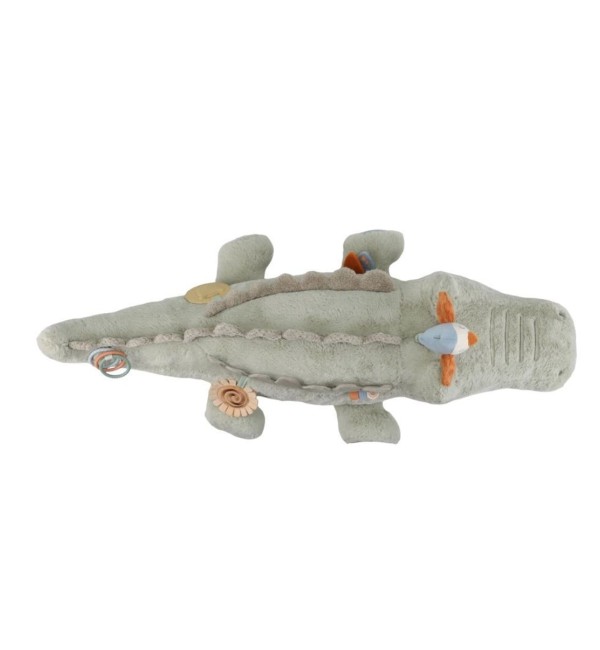  Peluche Multi Attività XL Coccodrillo - Little Dutch