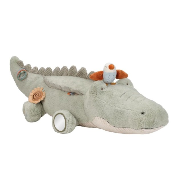  Peluche Multi Attività XL Coccodrillo - Little Dutch