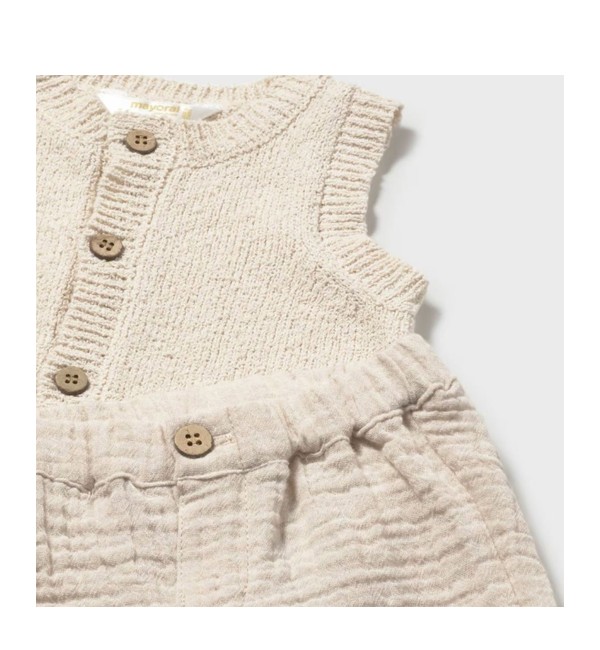 Completo tre pezzi con gilet 1279 grano - Mayoral