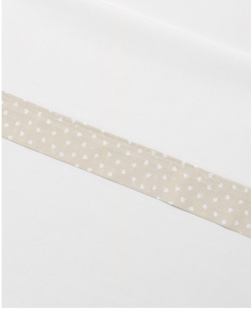 Completo Lenzuolo Erbesi Cuoricini 2 PZ