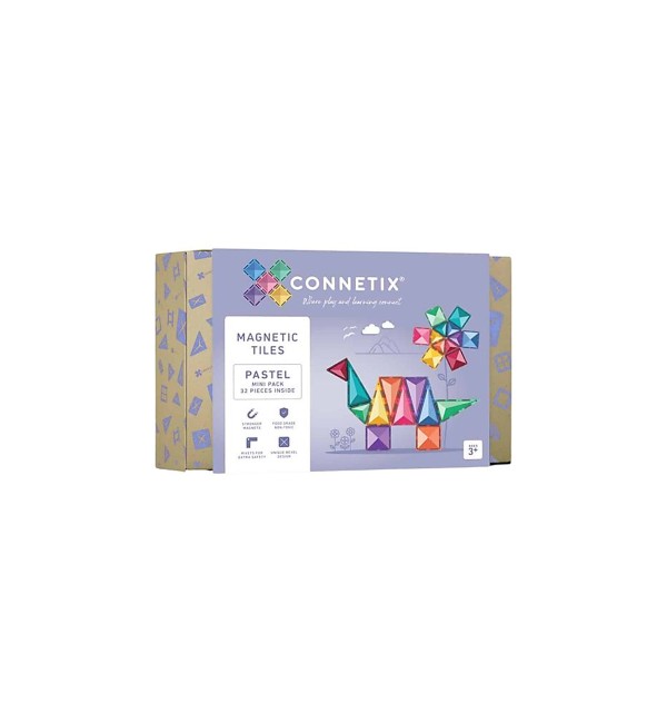 Connetix Mini Pastel Pack 32 Pieces
