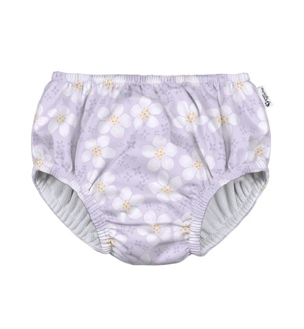 Costumino Contenitivo Green Sprouts Fiori Lilla