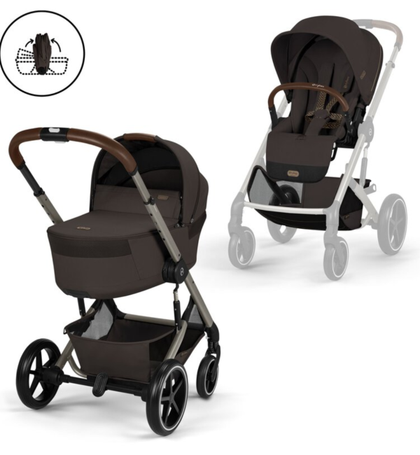 Duo Cybex Balios S Lux con navicella richiudibile
