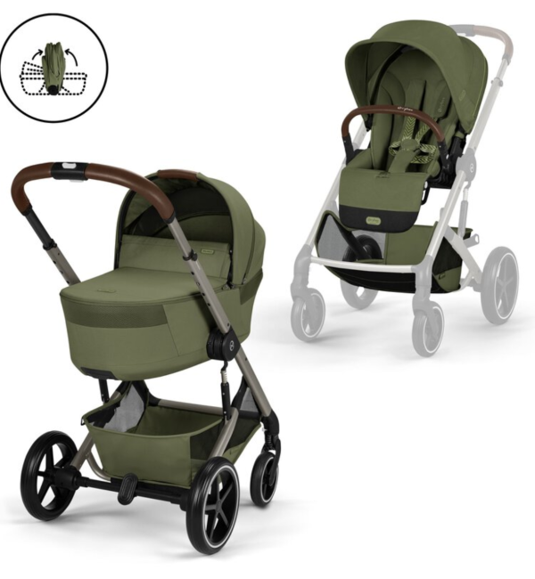 Duo Cybex Balios S Lux con navicella richiudibile