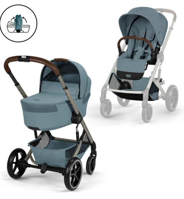 Duo Cybex Balios S Lux con navicella richiudibile