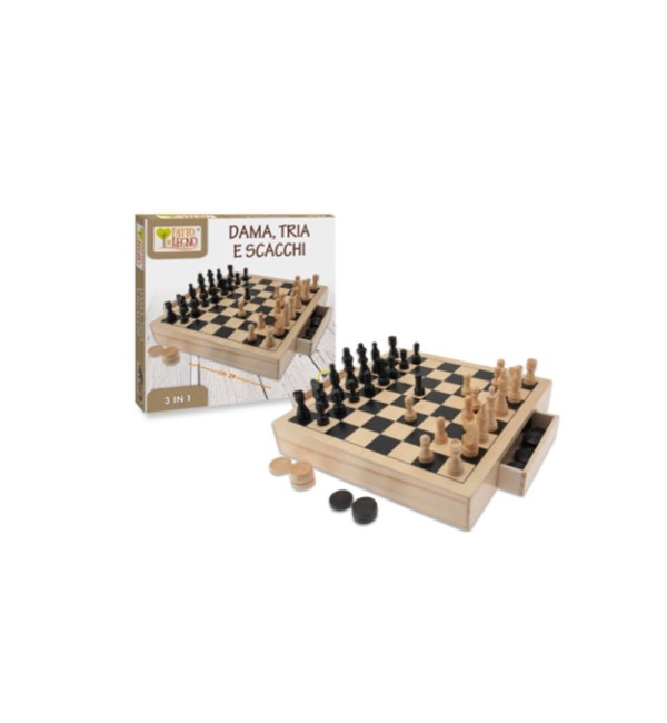 Dama Scacchi Legno - Teorema