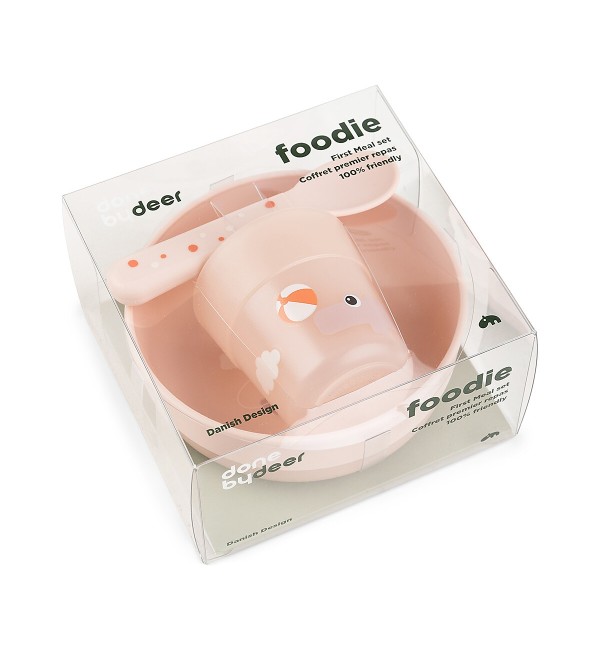 Set Pappa Foodie Done By Deer Ciotola Bicchiere e Cucchiaio