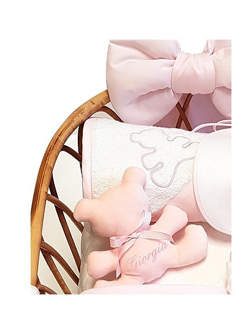 Doudou Fior Di Coccole With Customizable Bow