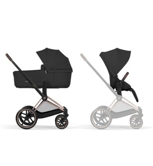 Duo Priam Cybex-Rahmen der neuen Generation in Roségold — Comfort Collection