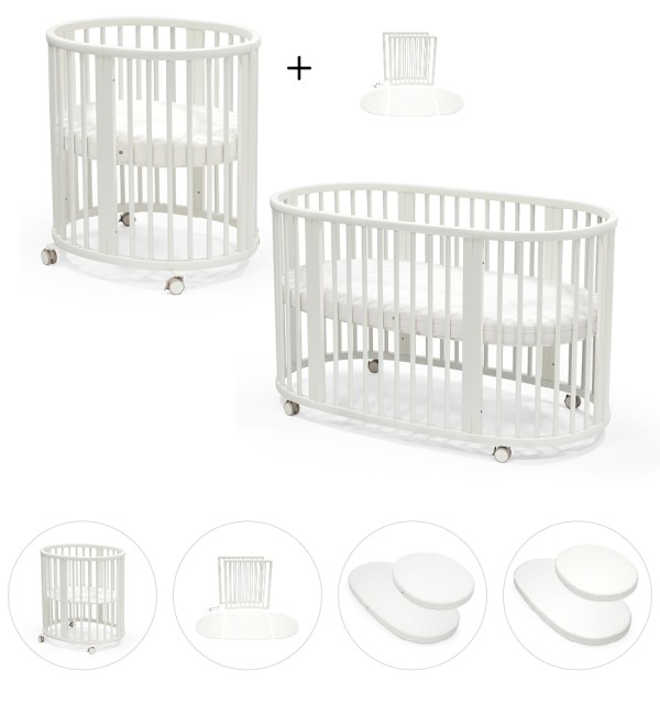 Bundle Stokke Sleepi V3 Culla, Lettino, Materassi e Lenzuola OMAGGIO