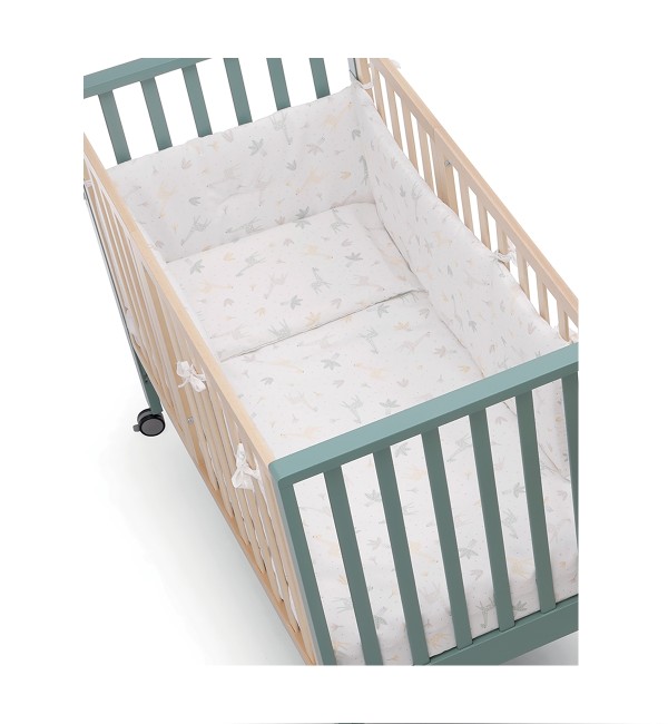Culla/lettino Erbesi Evolution (Completo di Piumone + 2 Materassi)