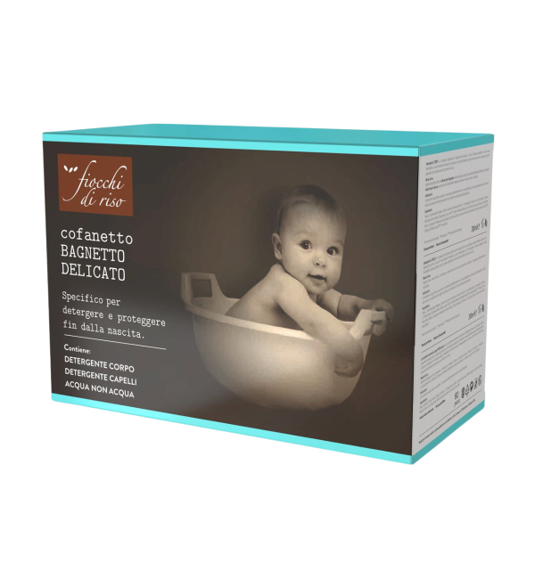 Cofanetto Bagnetto Delicato Fiocchi Di Riso