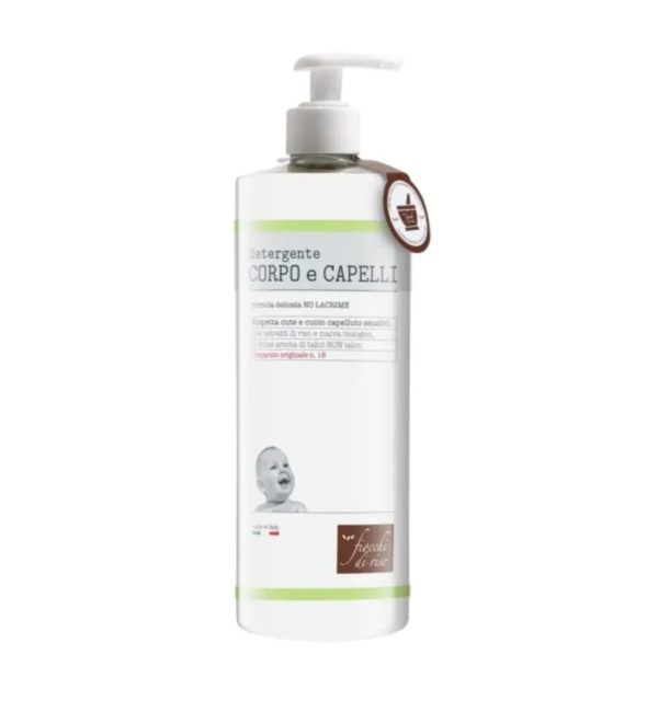 Detergente Corpo e Capelli Fiocchi Di Riso 750 ML
