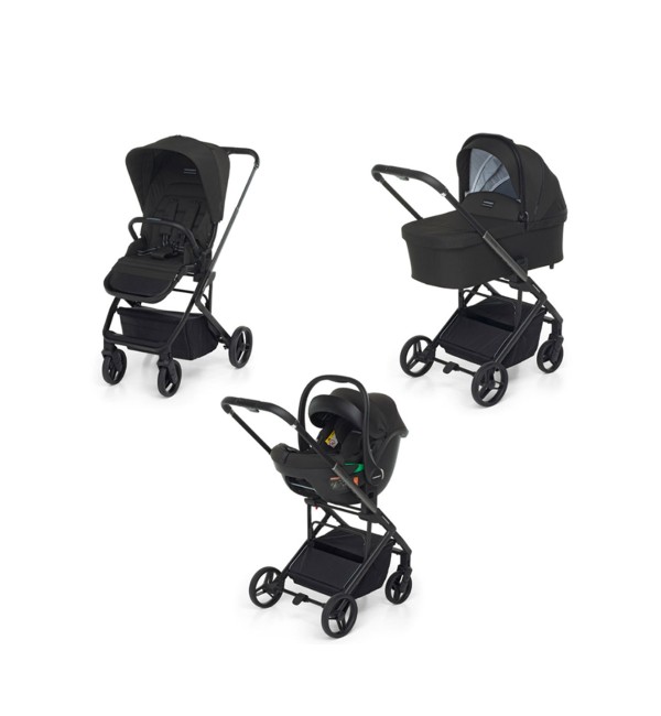 Trio Tic Toc con Passeggino, Navicella e Seggiolino Auto i-Size 40-87cm - Foppapedretti