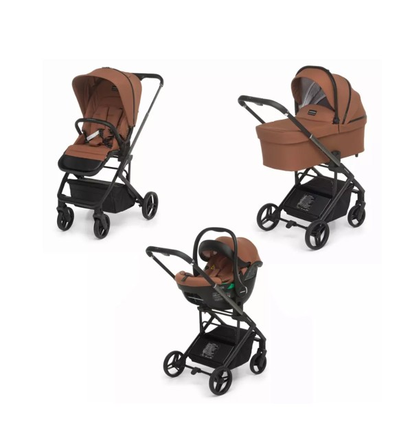 Trio Tic Toc con Passeggino, Navicella e Seggiolino Auto i-Size 40-87cm - Foppapedretti