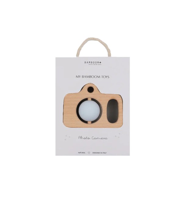 Fotocamera In Legno e Silicone Bamboom