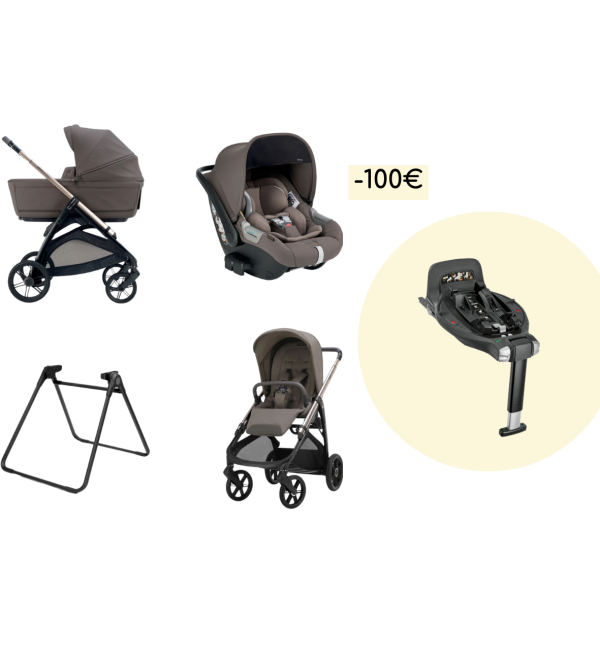 Promozione System Quattro Inglesina Aptica con Darwin Recline Evo 2026 + Base girevole Darwin 360°
