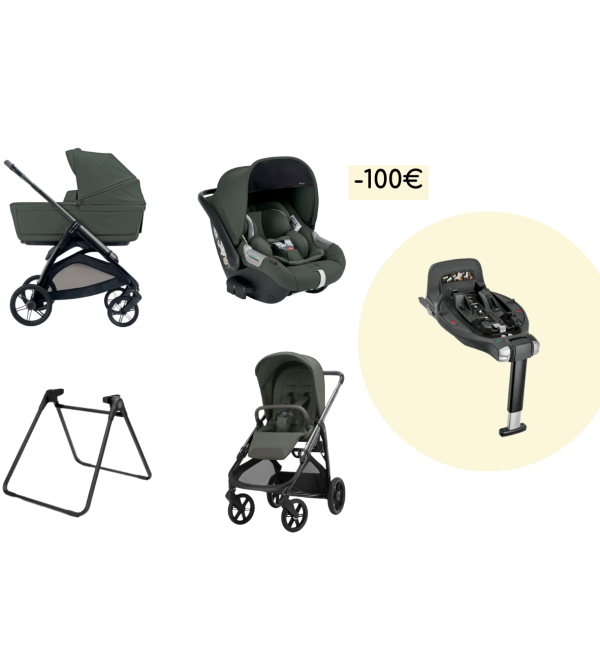 Promozione System Quattro Inglesina Aptica con Darwin Recline Evo 2026 + Base girevole Darwin 360°