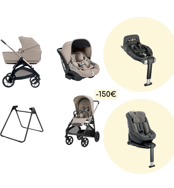 Promozione System Quattro Inglesina Aptica con Darwin Recline Evo 2026 + Base girevole Darwin 360° e Darwin Next Stage