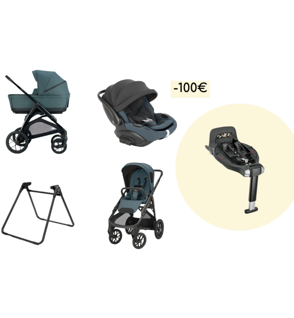 Promozione System Quattro Inglesina Aptica XT con Darwin Recline 2026 + Base girevole Darwin 360°