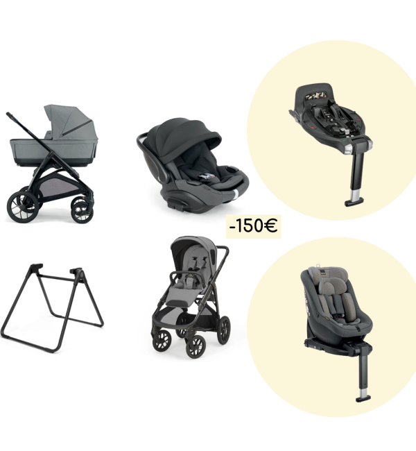 Promozione System Quattro Inglesina Aptica XT con Darwin Recline 2026 + Base girevole Darwin 360° e Darwin Next Stage