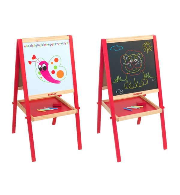 Lavagna in Legno Multifunzione 2in1