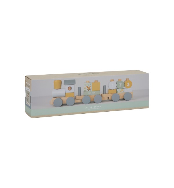 Trenino in Legno Little Dutch Con Costruzioni