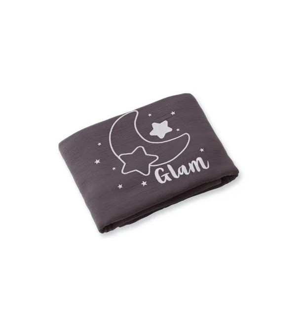 Lenzuola Azzurra Design Glammy Per Lettino