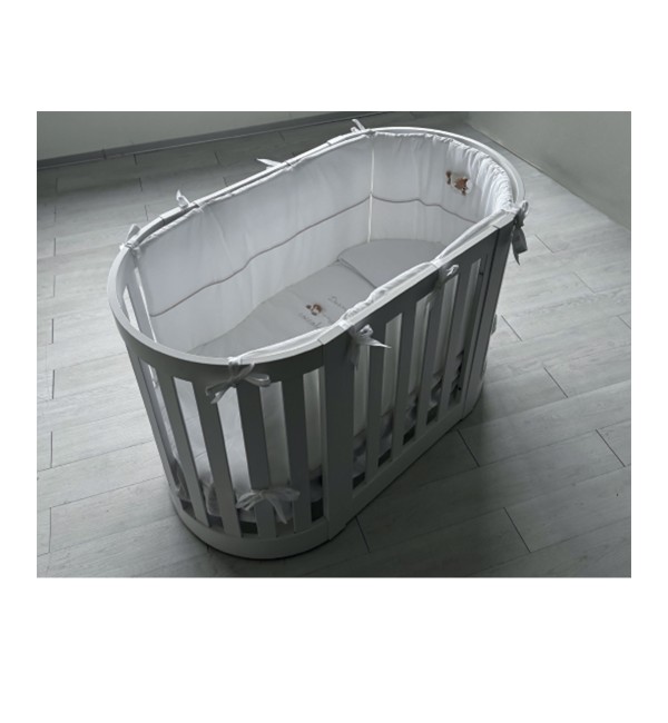 Lettino Ovale Evolutivo Nanan + Kit