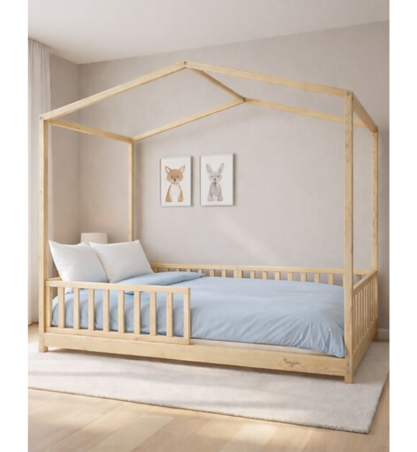 Letto Montessori Evolutivo Evi 4 in 1 - 200x90 cm - Dalla Nascita ai 99 anni