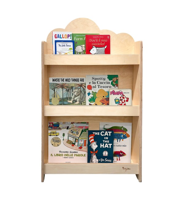 Bibliothèque en bois Montessori Family Nation