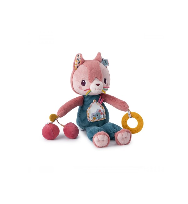 Peluche multiactividad Lilliputiens Jeanne The Cat