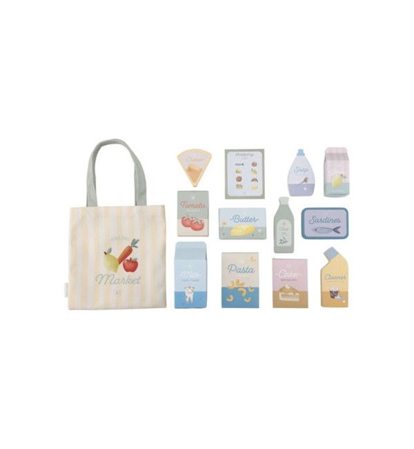 Chariot à provisions en bois Little Dutch