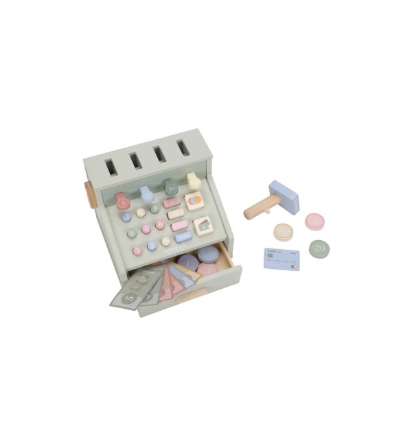 Little Dutch Cash Register With Wooden Scanner