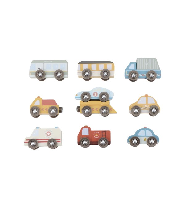 Wooden Vehicle Set Little Dutch