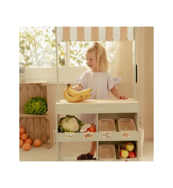 Stand de marché en bois Little Dutch