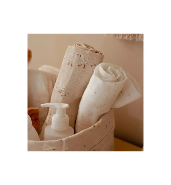 Set 2 Mussole 70x70 Cm - Little Dutch