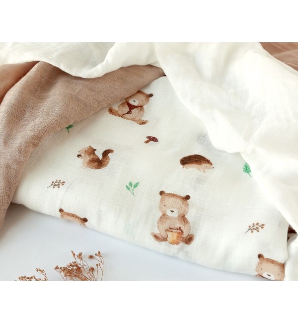 Mussolina Kiokids 120*120 Orsetti