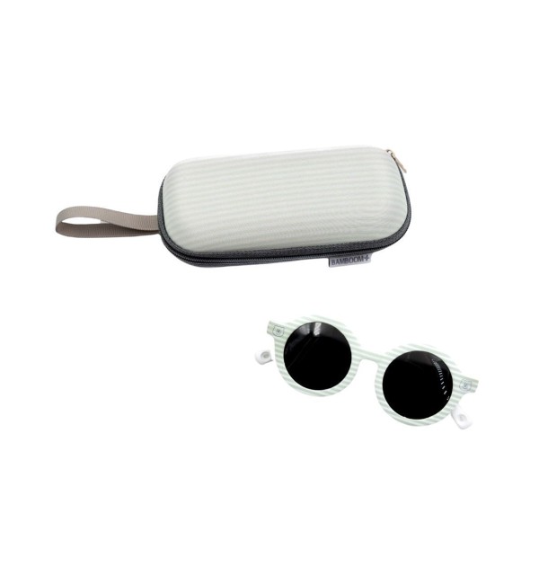 Blue stripes bear sunglasses with 400 UV protection - Bamboom