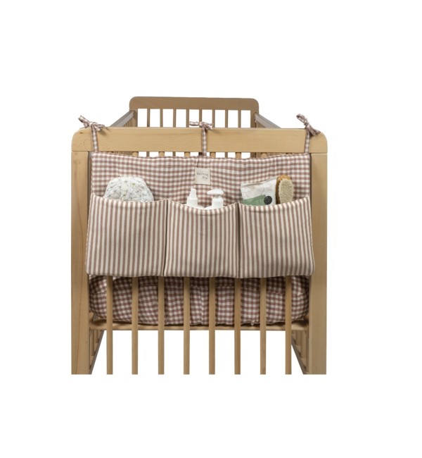 Organizer Per Culla Praliné Vichy - Walking Mum