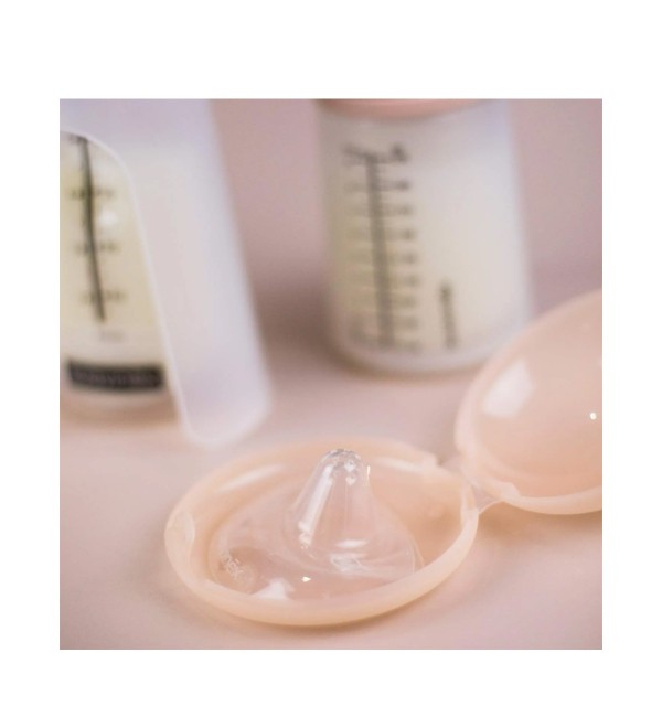 Silicone Nipple Shield + Carry Case - Suavinex
