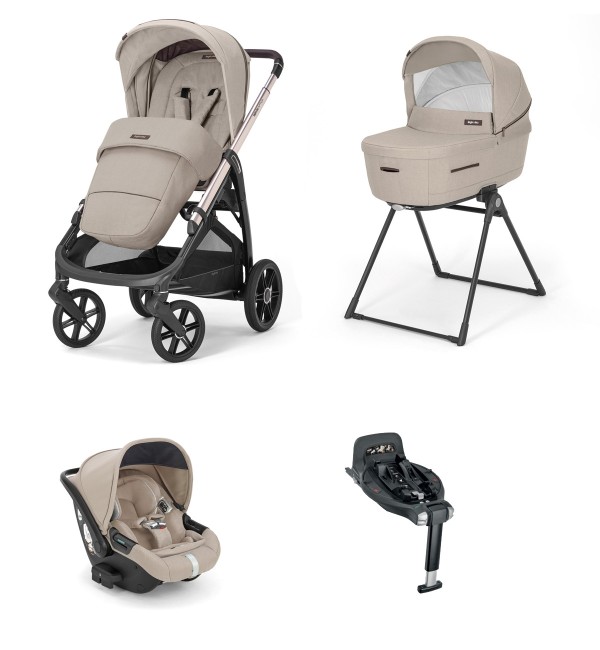 System Quattro Inglesina Aptica con Darwin Recline + Base Isofix 360°