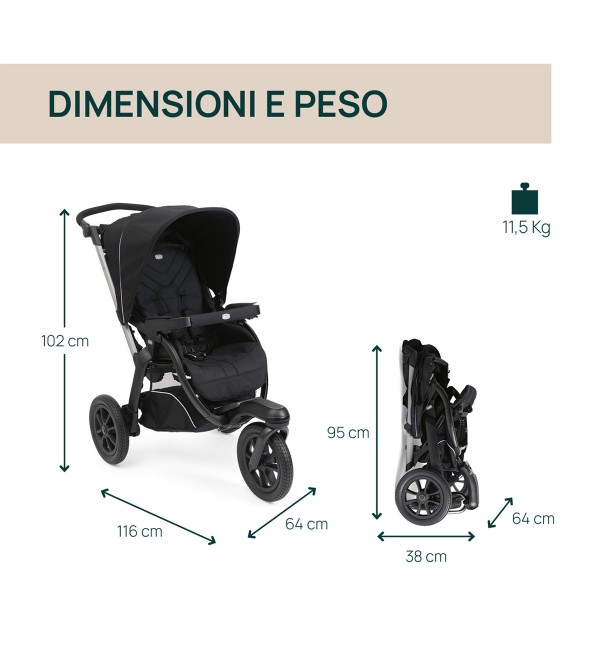 Poussette Activ3 Chicco