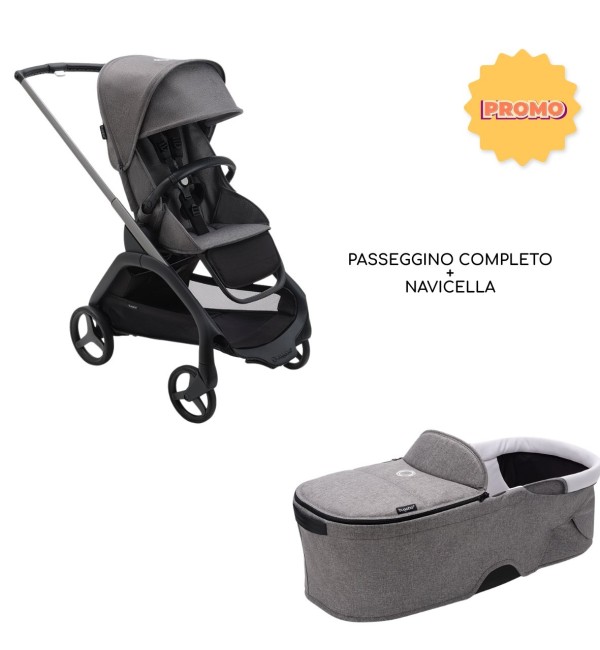 PROMOZIONE Passeggino Completo Bugaboo Dragonfly + Navicella