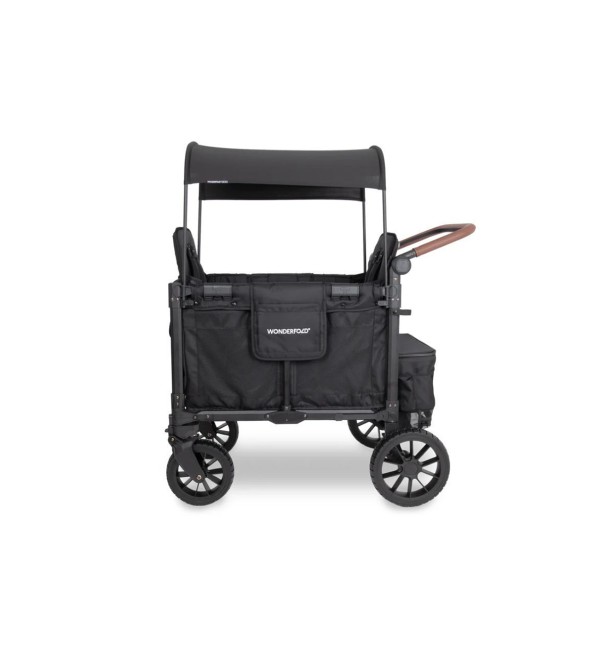 Passeggino Wagon 2 Posti W2 Luxe Pro jet black Wonderfold