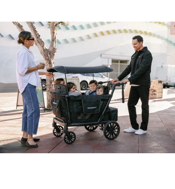 Passeggino Wagon 4 posti L4 gray Wonderfold