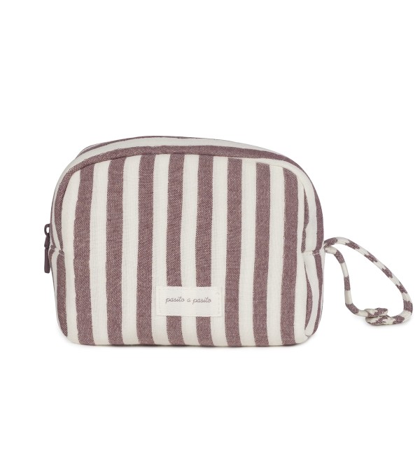 Cherry Stripes Schönheitstasche Pasito a Pasito