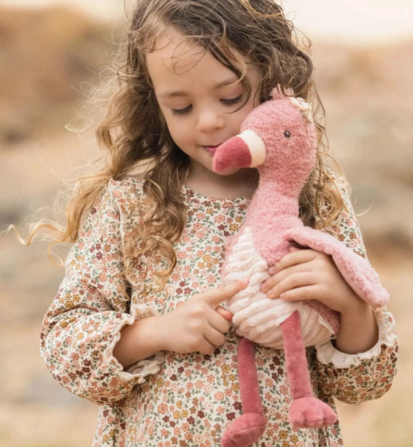 Flamingo-Puppe 35cm Little Dutch