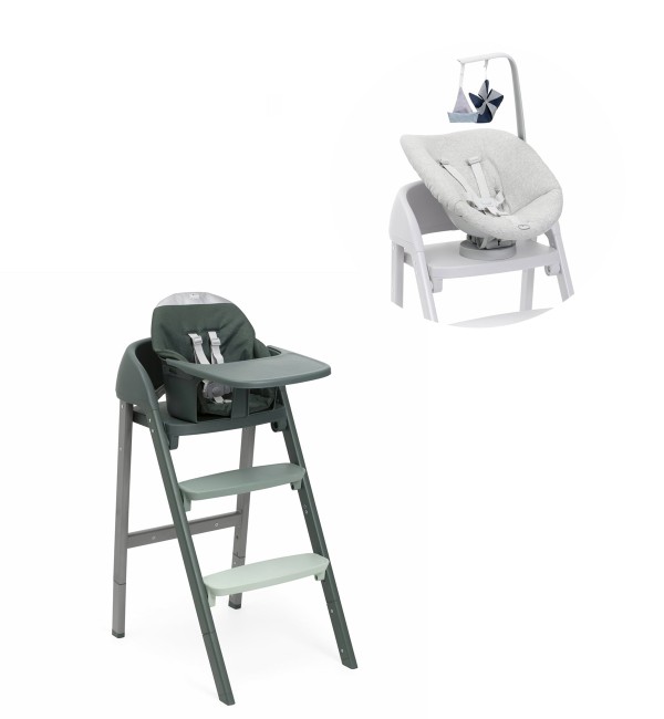 Ensemble chaise haute et bébé Promotion Chicco Crescendo Up