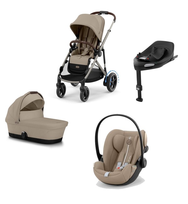 Trio Cybex Gold e-Gazelle + Base G 